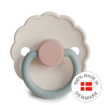 FRIGG Daisy - Round Silicone Pacifier - Cotton Candy